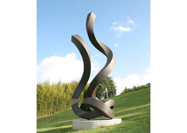 Un buen precio. Escultura al aire libre monumental pintada del acero inoxidable para el paisaje del jardín en línea