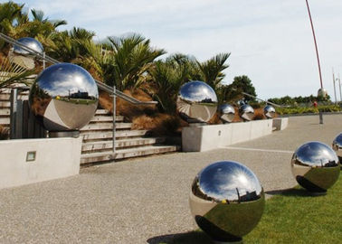 Un buen precio. Uso al aire libre grande pulido espejo del jardín de las esferas de la escultura del acero inoxidable en línea