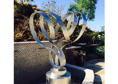 Un buen precio. Final al aire libre moderno de Matt de las esculturas del arte del acero inoxidable del jardín para la decoración en línea