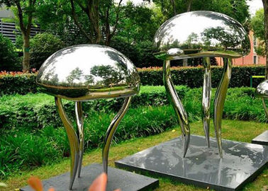 Un buen precio. Escultura animal de las medusas del tamaño del jardín del paisaje de la escultura de encargo del acero inoxidable en línea
