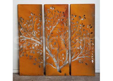 Un buen precio. Pantallas/los paneles de acero oxidados de Corten del metal de la escultura del arte al aire libre confiable de la pared en línea