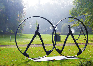 Un buen precio. Figura occidental esculturas al aire libre de los pares del estilo del bronce para la decoración del parque en línea