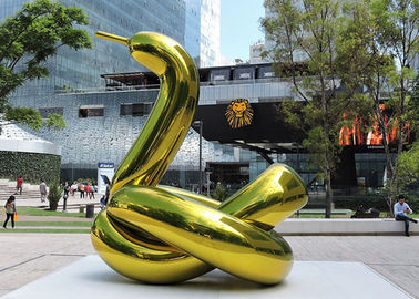 Un buen precio. Artista revestido Titanium de la escultura del globo del acero inoxidable para la decoración pública al aire libre en línea