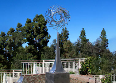 Un buen precio. Escultura cinética del acero inoxidable de la escultura del jardín decorativo al aire libre grande de los artistas en línea