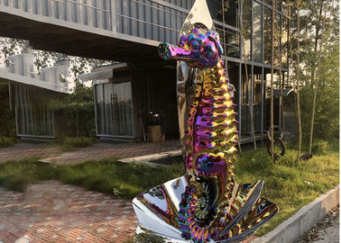 Un buen precio. Acero inoxidable de la escultura realista grande del Seahorse en Shell para al aire libre en línea