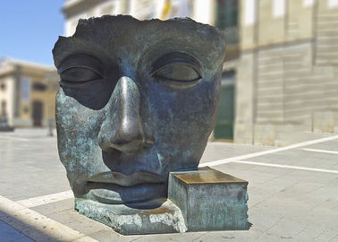 Un buen precio. Escultura de bronce de encargo de la cara de la estatua del bronce de la decoración del arte moderno en línea