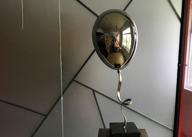 Un buen precio. Globo pulido espejo de encargo casero de la escultura del acero inoxidable de la decoración en línea