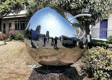 Un buen precio. La decoración al aire libre moderna Apple esculpe la escultura del acero inoxidable en línea