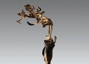 Un buen precio. Escultura abstracta moderna del acero inoxidable de la decoración del arte del metal para el interior en línea