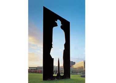 Escultura de acero grande de la escuela de Sculptrue Corten de la escuela contemporánea