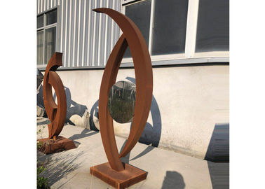Un buen precio. De la fábrica escultura de acero de Corten del jardín al aire libre de la venta directamente en existencia en línea