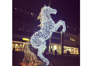 Un buen precio. Escultura del caballo del alambre increíblemente de acero, escultura de acero del caballo en línea