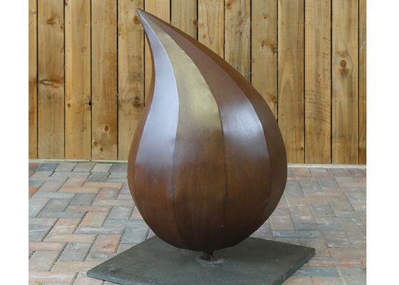 Un buen precio. Tamaño de encargo de Corten del agua de la escultura decorativa de acero moderna del descenso en línea