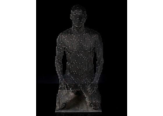 Un buen precio. Laser al aire libre de la decoración que corta la escultura de acero inoxidable del Meditator en línea