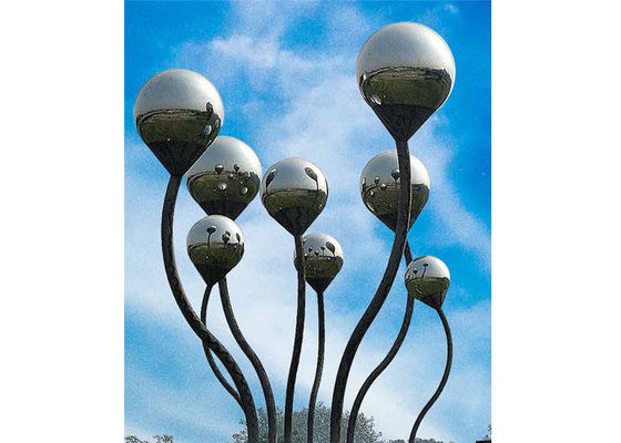 alto paisaje de acero inoxidable moderno Art Sculpture de los 300cm