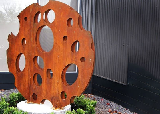 Un buen precio. Resuma la estatua de acero de la decoración del jardín de Corten de la altura de los 200cm en línea