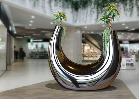 Un buen precio. escultura de acero inoxidable pulida multifuncional de la altura del 130cm en línea