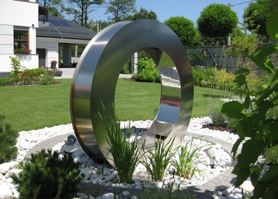 Un buen precio. Escultura de acero inoxidable al aire libre de la fuente del jardín del ODM en línea