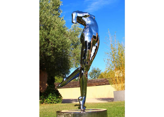 Un buen precio. alta señora de baile de tamaño natural de acero inoxidable Sculpture del 180cm en línea